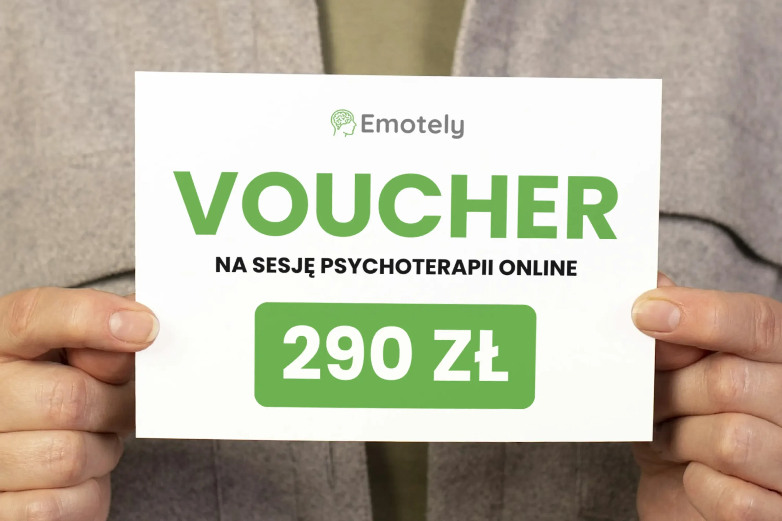 Voucher na terapię online w Emotely.