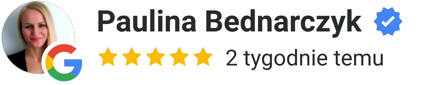 Recenzja 5 gwiazdek w Google – opinia zadowolonej klientki terapii online
