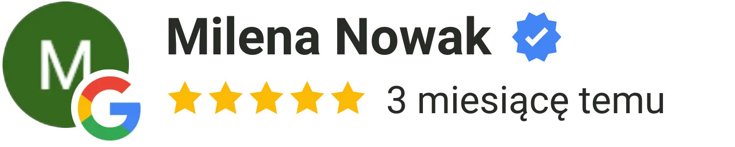 Pozytywna opinia klientki – 5 gwiazdek Google dla psychoterapii online
